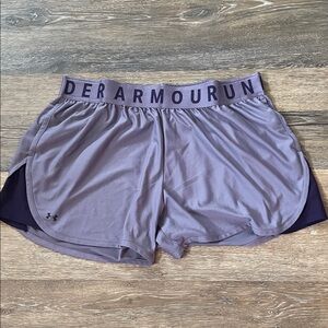 Under Armour Women's Lavender Athletic Shorts